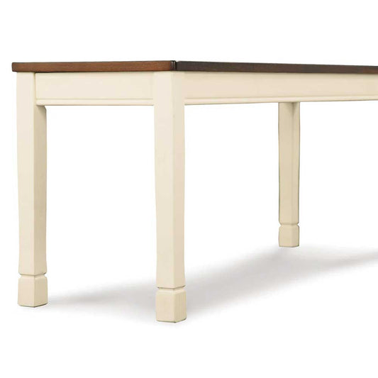 Cottage White Dining Bench