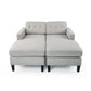 Crowning shield 2 piece Chaise Daybed