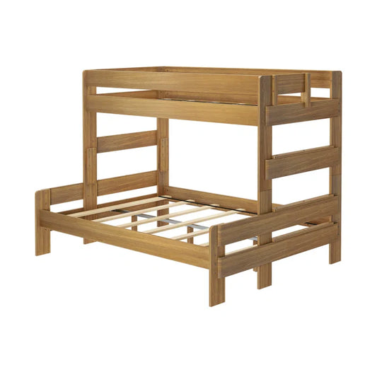 Farmhouse Twin XL over Queen Bunk Bed - Pecan