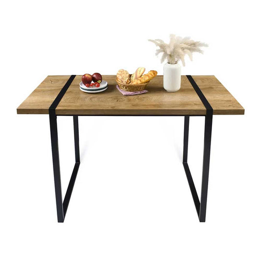 Dining Table with Durable Wooden Construction