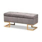 Ellry Luxe Fabric Storage Ottoman Bench