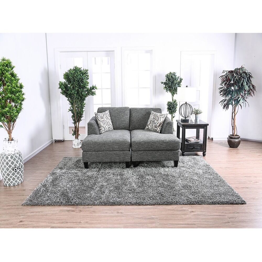Luxurious Fabric Modular 5pcs Sectional Sofa Bed – Customizable Comfort for Your Living Room