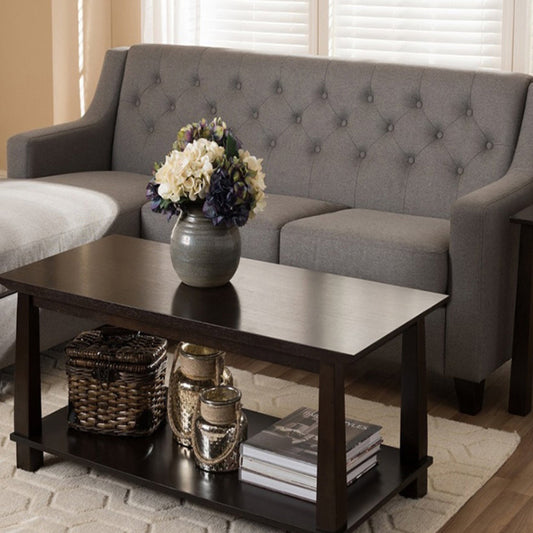Fabric-Upholstered Tufted 2-Piece Sectional Sofa – Ultimate Comfort & Style