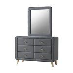 Zaviour Furniture 6 Drawer Dressing Table