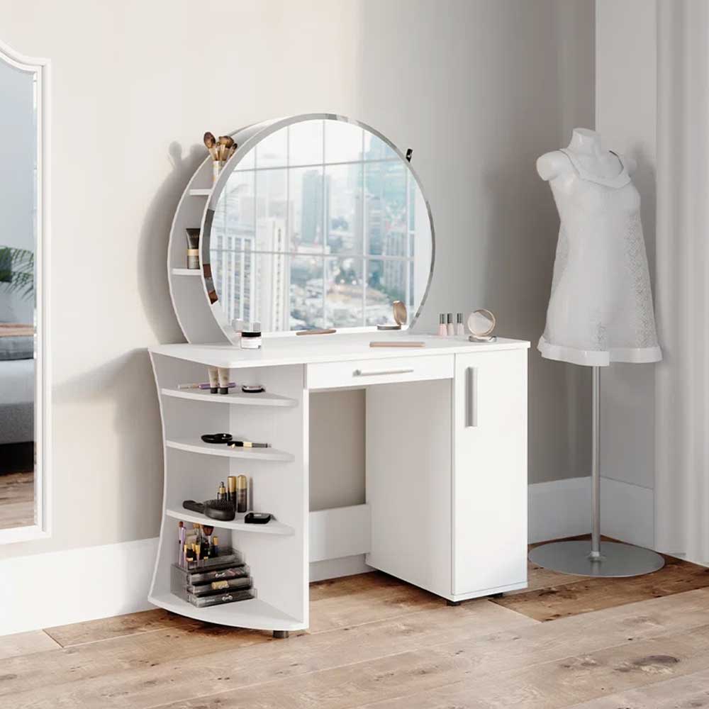 Zaviour Furniture Dressing Table with Mirror
