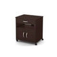 Zaviour Printer Cart with Wheels in Dark Brown