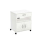 Zaviour Printer Cart with Wheels in Dark Brown
