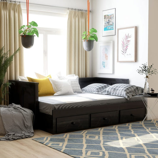 Daja Transitional Full Solid Wood Storage Daybed by Furniture of America