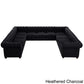 Garcia Tufted Linen U-Shaped Sectional Sofa – Perfectly Designed to Seat 11 People in Ultimate Comfort