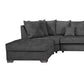 Hervie Sectional sofa with 2 Ottomans
