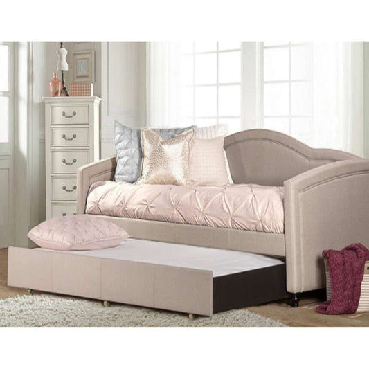 Jasmine Dove Grey Daybed with Trundle in Dubai- Space-Saving & Stylish Furniture for Dubai Homes