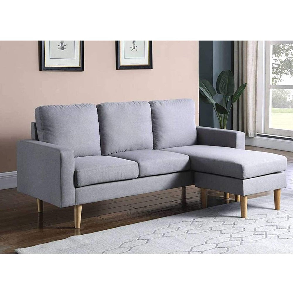 Jasper Grey Sectional Sofa – 3-Piece Elegant & Comfortable Seating for Your Living Room