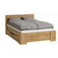 Jenslev Series Veneer Oak Bedroom Set