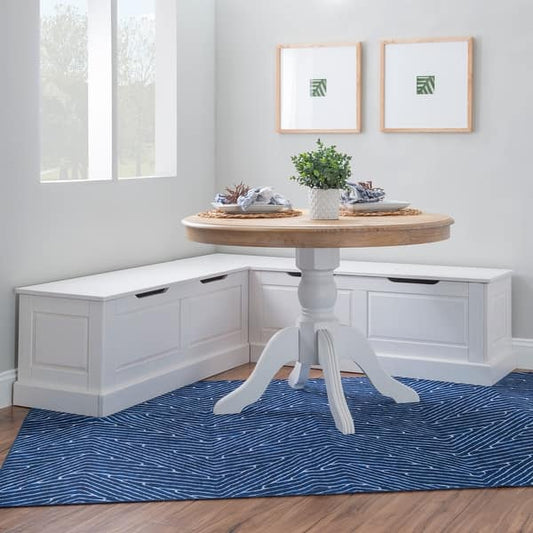 Josie L-shaped Backless Breakfast Nook Bench - Unfinished