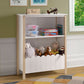 Kellom White Bookcase with Storage