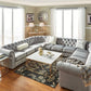 Chesterfield 11-Seat U-Shaped Sectional Sofa - Luxury Seating for Dubai Homes