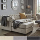 Chesterfield 4-Seat Sofa and Chaise