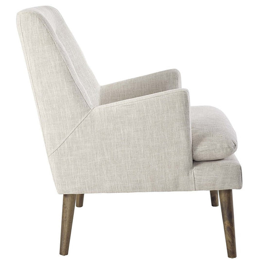 Leisure Upholstered Lounge Chair in Beige