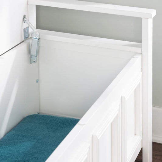 Talia Ivory Flip Top Storage Entryway Bench – Stylish Storage Solution for Dubai & UAE Homes