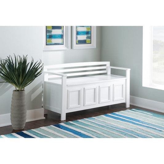 Talia Ivory Flip Top Storage Entryway Bench – Stylish Storage Solution for Dubai & UAE Homes