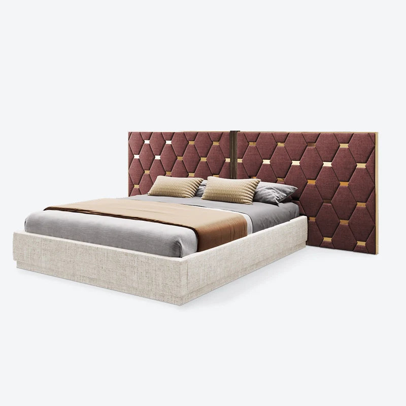 Mebi Bed Dubai – Elegant Upholstered Bed with Custom Finishes