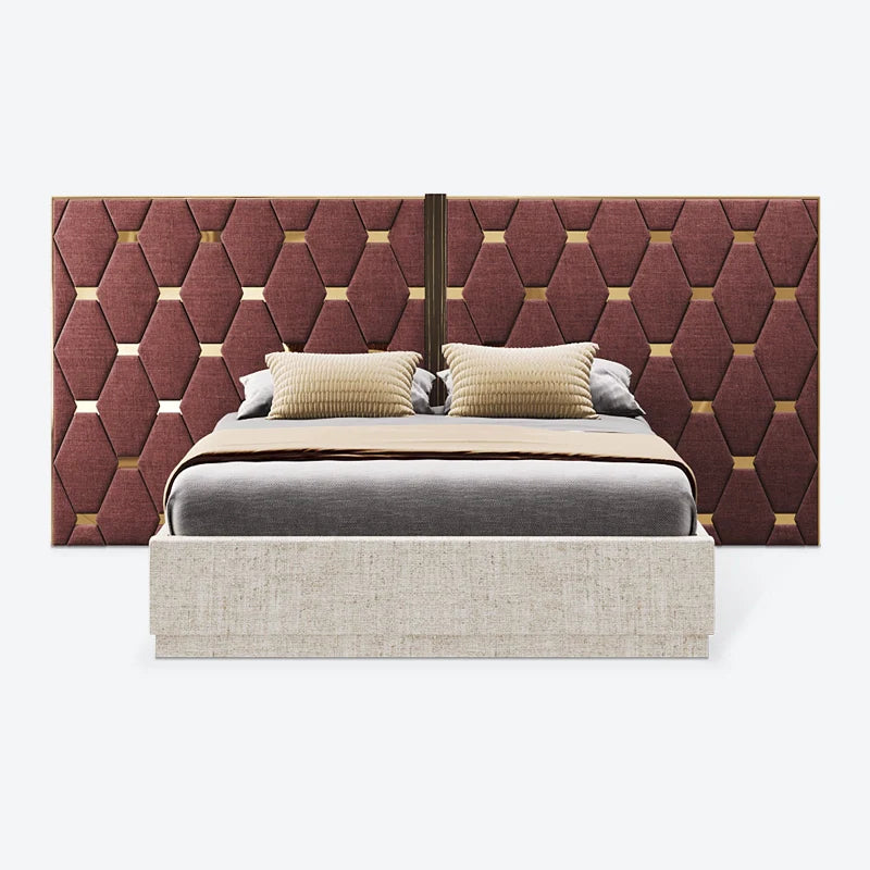 Mebi Bed Dubai – Elegant Upholstered Bed with Custom Finishes