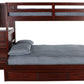 MERLOT TWIN OVER FULL STAIRBED | DISCOVERY WORLD FURNITURE