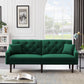 Malek Velvet Square Arm Sofa
