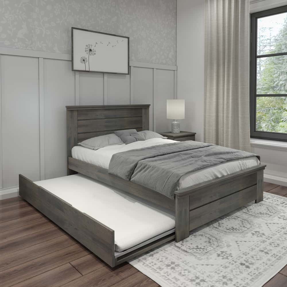 Headboard Panel bed with Trundle