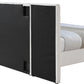 Box Channeled Wall Upholstered Bed