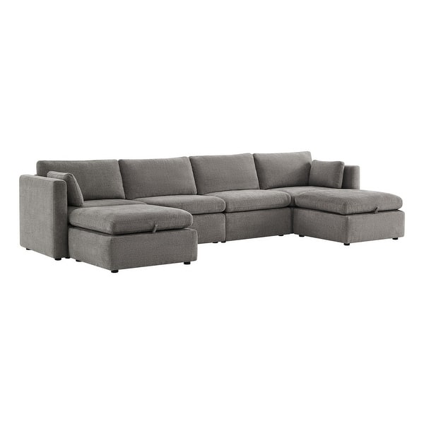 Mia Oversized Modular Sectional Fabric Sofa Set Dubai