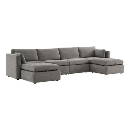 Mia Oversized Modular Sectional Fabric Sofa Set Dubai