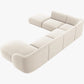 Luxury U-Shaped Velvet Upholstered Sofa
