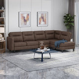 Modern Fabric Upholstered Sofa with Divan