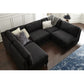 Luxurious 6-Piece Modular Sectional Sofa with Ottoman – Comfortable, Customizable & Stylish for Your Living Room