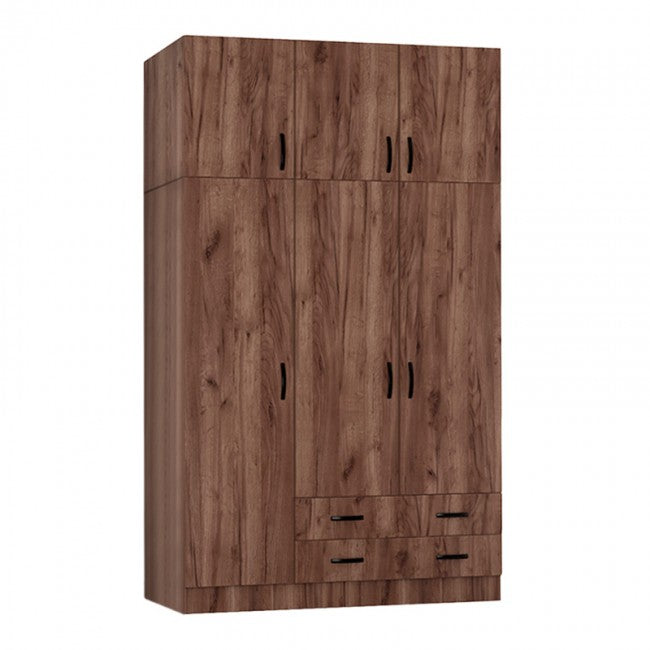 Estephania 3 Door Lamination wood Wardrobe