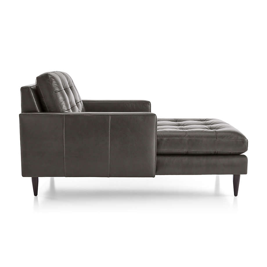 Petrie PVC Midcentury Chaise Lounge