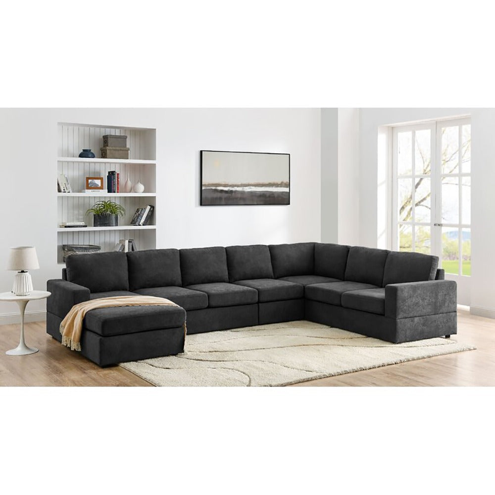 Right Hand Facing Modular Corner Sectional Sofa