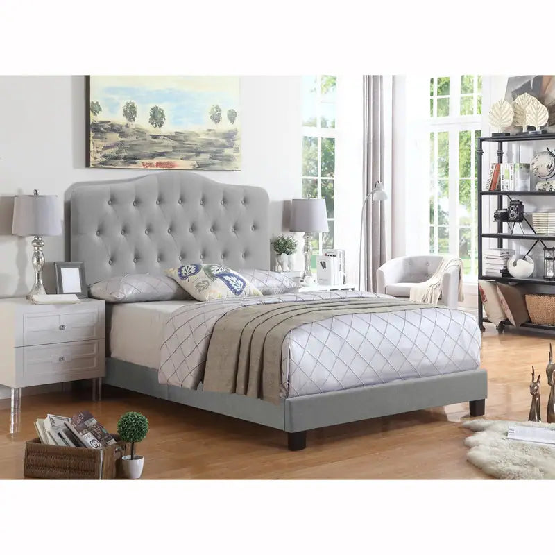 Simple Living Tessa Upholstered Queen Bed