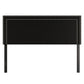 Dark Grey Velvet King Size Ottoman Bed with Studded Headboard