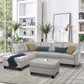 Modular Sectional Sofa with Chaise Lounge and Ottoman