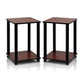 Set of 2 Wooden End Tables