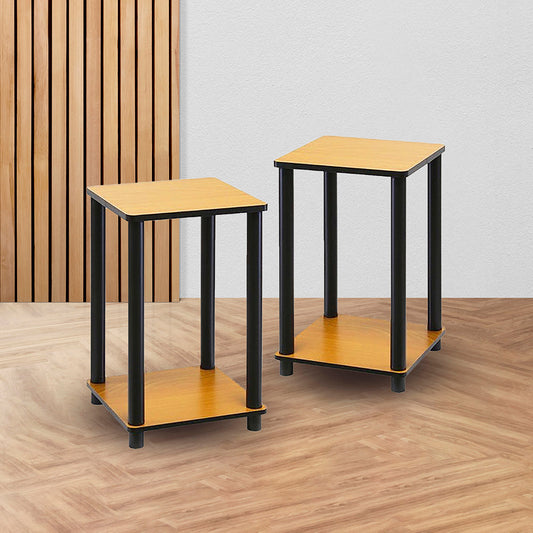 Set of 2 Wooden End Tables