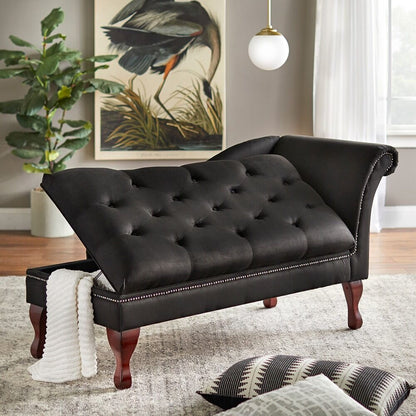 Simple Living Chaise Lounge with Storage