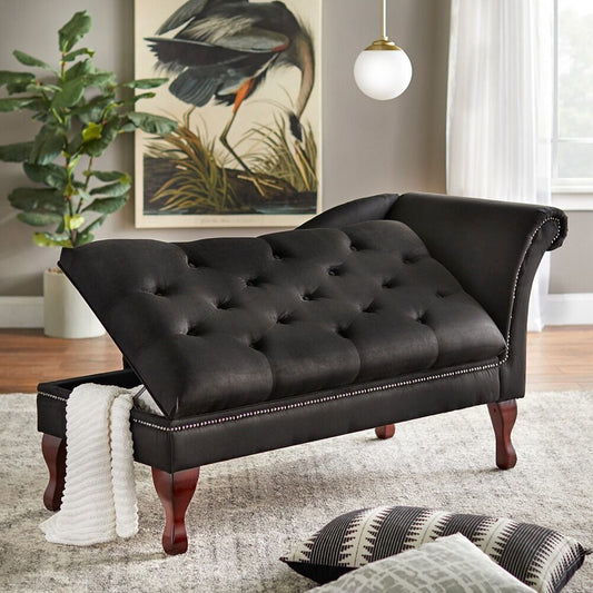 Simple Living Chaise Lounge with Storage