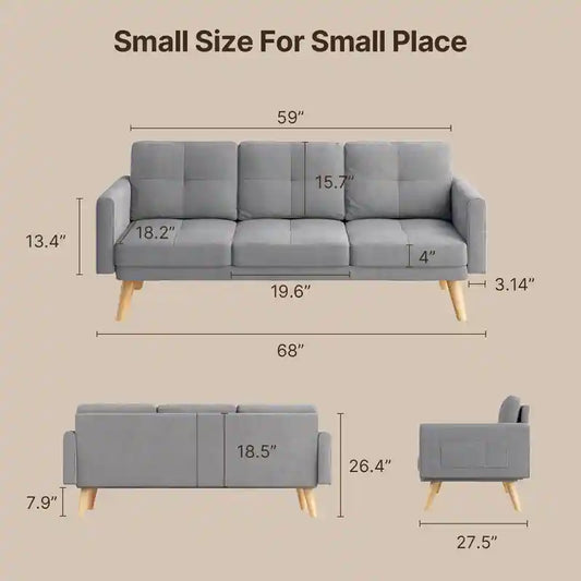 3-Seater Recliner Sofa Bed with Pillows – Zavior Furniture Dubai