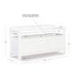 Talia Ivory Flip Top Storage Entryway Bench – Stylish Storage Solution for Dubai & UAE Homes