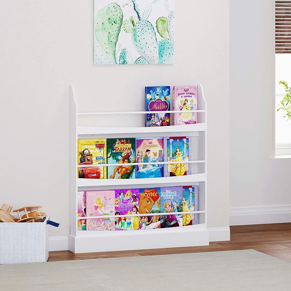 UTEX Kids Bookshelf,Children's Bookcases and Storage, Kids Bookcase Rack Wall for Bedroom,Study Living Room