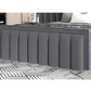 Modern Velvet Upholstered Platform Bed