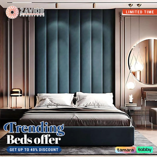 Vertical Wall Panel Bed for Modern Luxury Bedrooms in Dubai and UAE